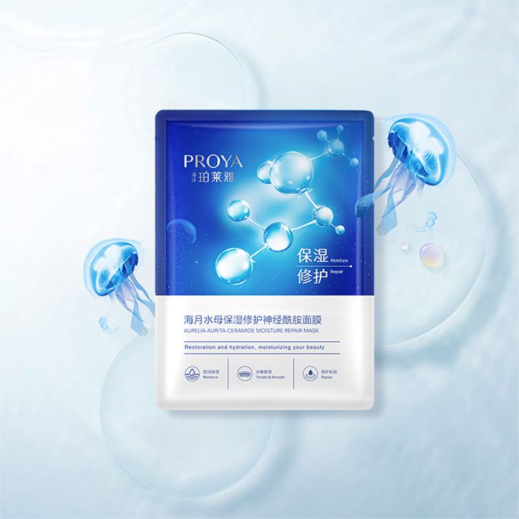 yl23455永利集团海月水母保湿修护神经酰胺面膜